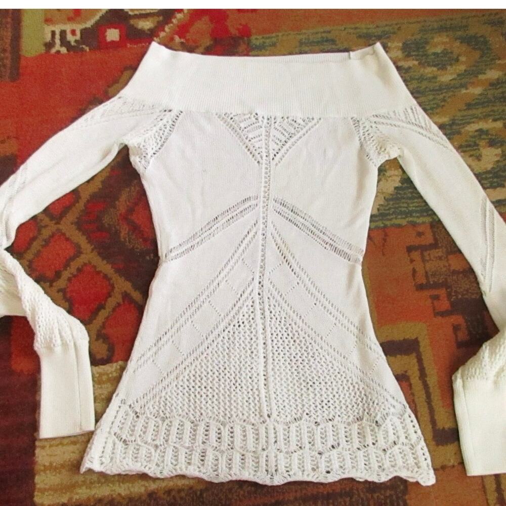 Cache White Sweater - Picture 5 of 13